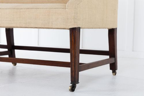 LATE 18TH CENTURY GEORGE III MAHOGANY SOFA - ADDITIONAL PHOTO 4