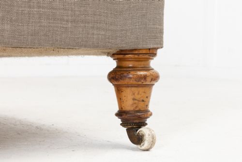 19TH CENTURY ENGLISH SOFA - ADDITIONAL PHOTO 3