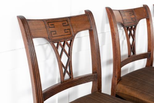 SET OF EIGHT 19TH CENTURY REGENCY MAHOGANY DINING CHAIRS - ADDITIONAL PHOTO 3