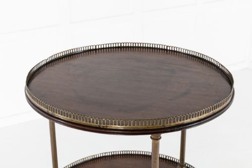 19TH CENTURY ENGLISH TWO TIER DUMB WAITER - ADDITIONAL PHOTO 1