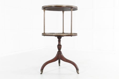 19TH CENTURY ENGLISH TWO TIER DUMB WAITER - ADDITIONAL PHOTO 4