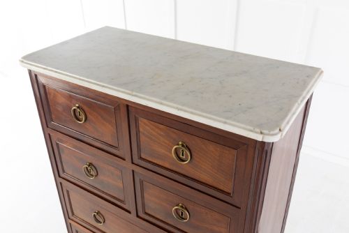 19TH CENTURY FRENCH MAHOGANY CABINET - ADDITIONAL PHOTO 2