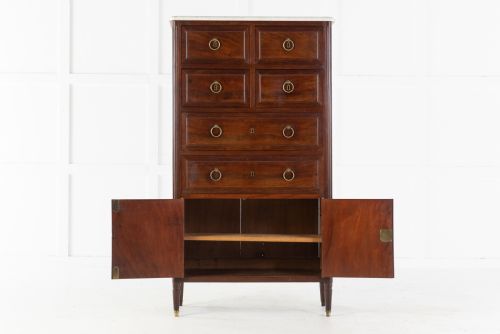 19TH CENTURY FRENCH MAHOGANY CABINET - ADDITIONAL PHOTO 7