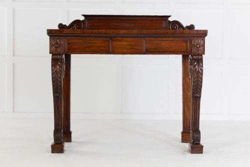 19TH CENTURY MAHOGANY CONSOLESIDE TABLE - ADDITIONAL PHOTO 1