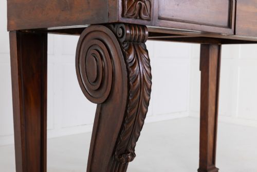 19TH CENTURY MAHOGANY CONSOLESIDE TABLE - ADDITIONAL PHOTO 2