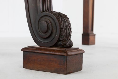 19TH CENTURY MAHOGANY CONSOLESIDE TABLE - ADDITIONAL PHOTO 8