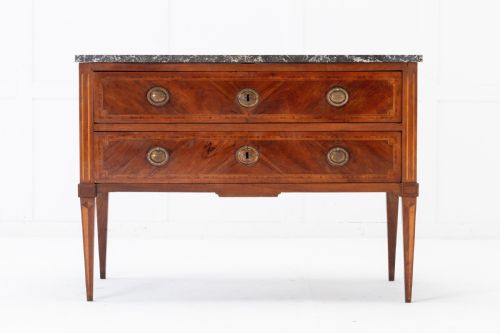 18TH CENTURY FRENCH KINGWOOD AND TULIPWOOD CHEST OF DRAWERS - ADDITIONAL PHOTO 1
