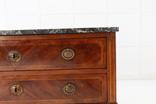 18TH CENTURY FRENCH KINGWOOD AND TULIPWOOD CHEST OF DRAWERS - ADDITIONAL PHOTO 5