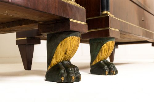 PAIR OF ITALIAN ROSEWOOD INLAID 'EMPIRE' COMMODES C1820 - ADDITIONAL PHOTO 3