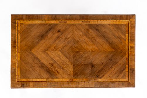 19TH CENTURY ITALIAN INLAID WALNUT WRITING DESK - ADDITIONAL PHOTO 2