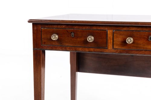 18TH CENTURY GEORGE III MAHOGANY DROP FLAP SIDE TABLE - ADDITIONAL PHOTO 1