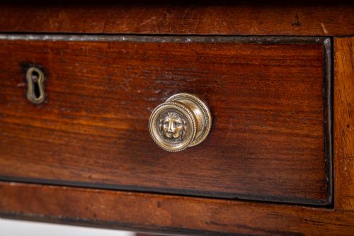 18TH CENTURY GEORGE III MAHOGANY DROP FLAP SIDE TABLE - ADDITIONAL PHOTO 5