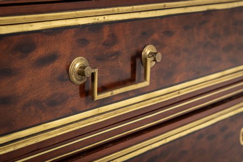18TH CENTURY LOUIS XVI PERIOD FRENCH MAHOGANY COMMODE - ADDITIONAL PHOTO 11