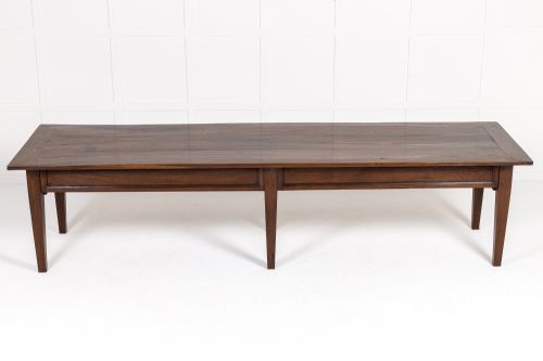 LARGE 18TH CENTURY ITALIAN WALNUT TABLE - ADDITIONAL PHOTO 6