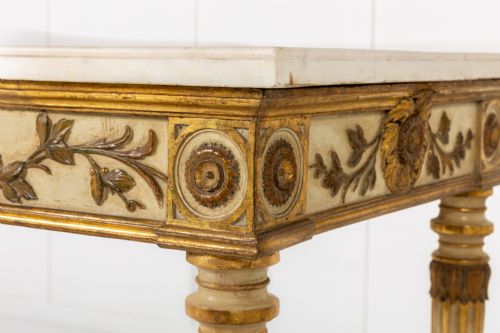 19TH CENTURY ITALIAN GILT CONSOLE TABLE - ADDITIONAL PHOTO 2