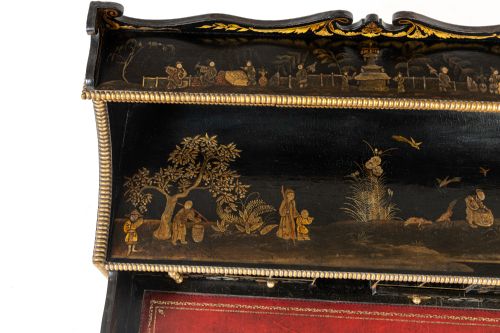 IMPORTANT 19TH CENTURY REGENCY PERIOD JAPANNED SIDE CABINET - ADDITIONAL PHOTO 14