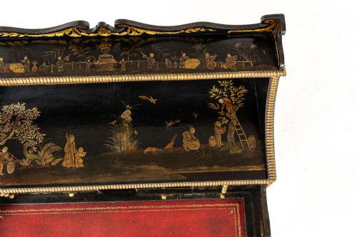 IMPORTANT 19TH CENTURY REGENCY PERIOD JAPANNED SIDE CABINET - ADDITIONAL PHOTO 16
