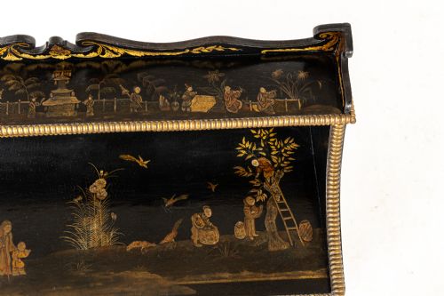IMPORTANT 19TH CENTURY REGENCY PERIOD JAPANNED SIDE CABINET - ADDITIONAL PHOTO 20