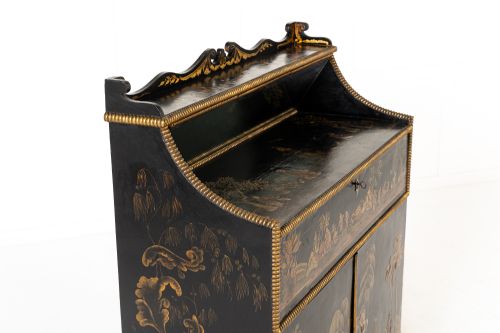IMPORTANT 19TH CENTURY REGENCY PERIOD JAPANNED SIDE CABINET - ADDITIONAL PHOTO 25