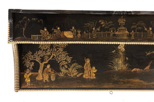 IMPORTANT 19TH CENTURY REGENCY PERIOD JAPANNED SIDE CABINET - ADDITIONAL PHOTO 29