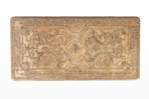 LARGE 19TH CENTURY ENGLISH SILVER GILT GESSO SIDE TABLE - ADDITIONAL PHOTO 7