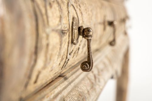 LARGE 19TH CENTURY ENGLISH SILVER GILT GESSO SIDE TABLE - ADDITIONAL PHOTO 11
