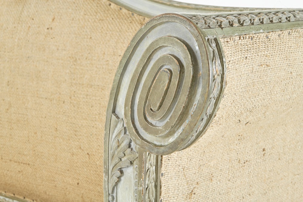 Large 18th Century French Sofa with Original Paint. View VI