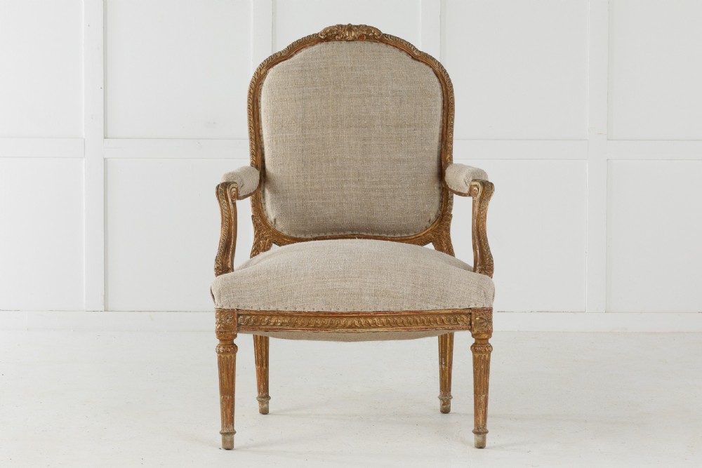 19th Century Carved Wood Chair