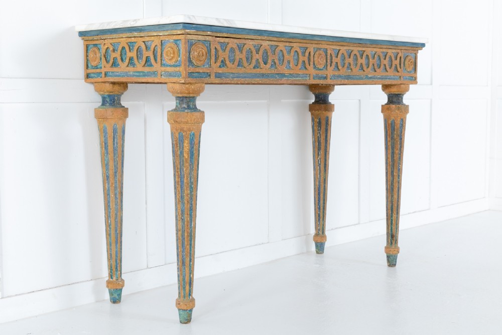 18th Century Console Table with Marble Top View II