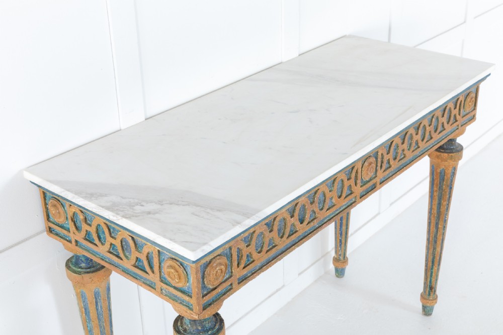 18th Century Console Table with Marble Top View III