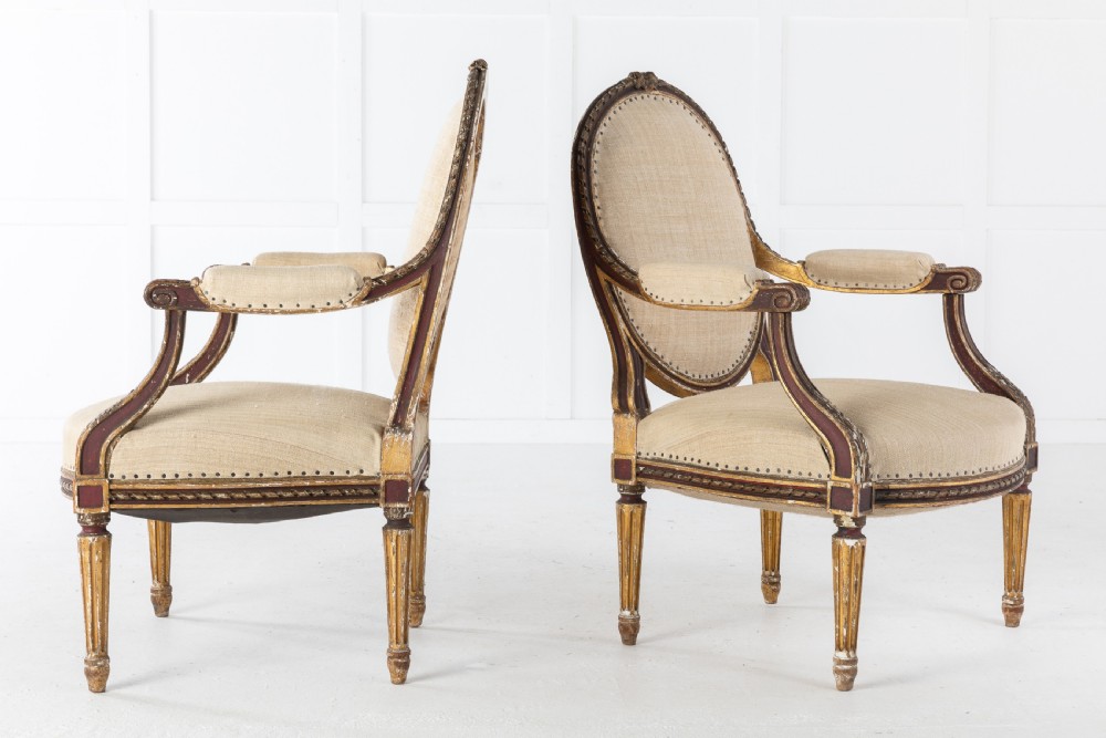 PAIR OF FRENCH ARMCHAIRS View VI