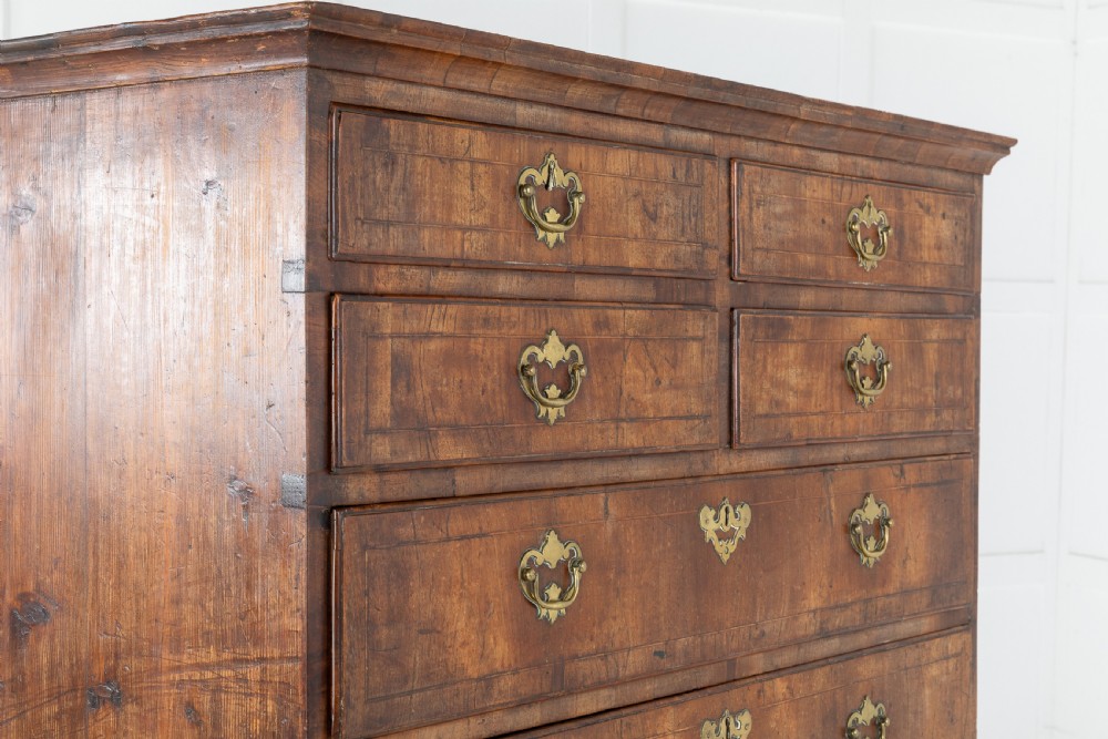 GEORGE II WALNUT TALL CHEST View II
