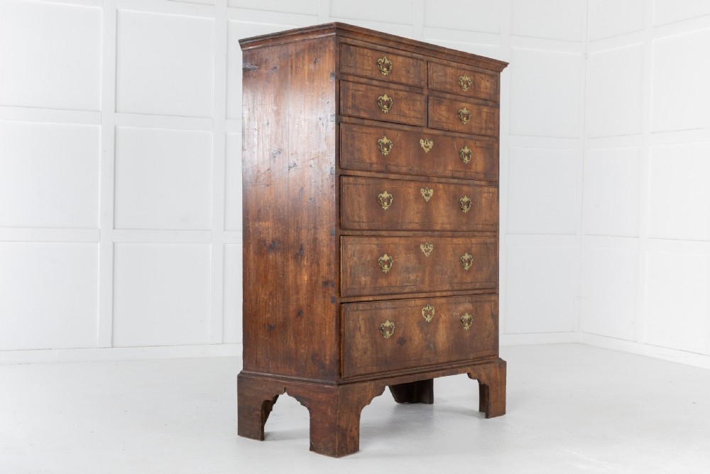 GEORGE II WALNUT TALL CHEST View VI