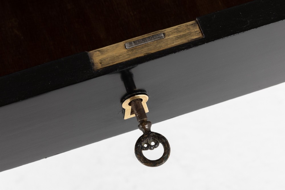 MID 20TH CENTURY EBONISED BUREAU PLAT View VIII