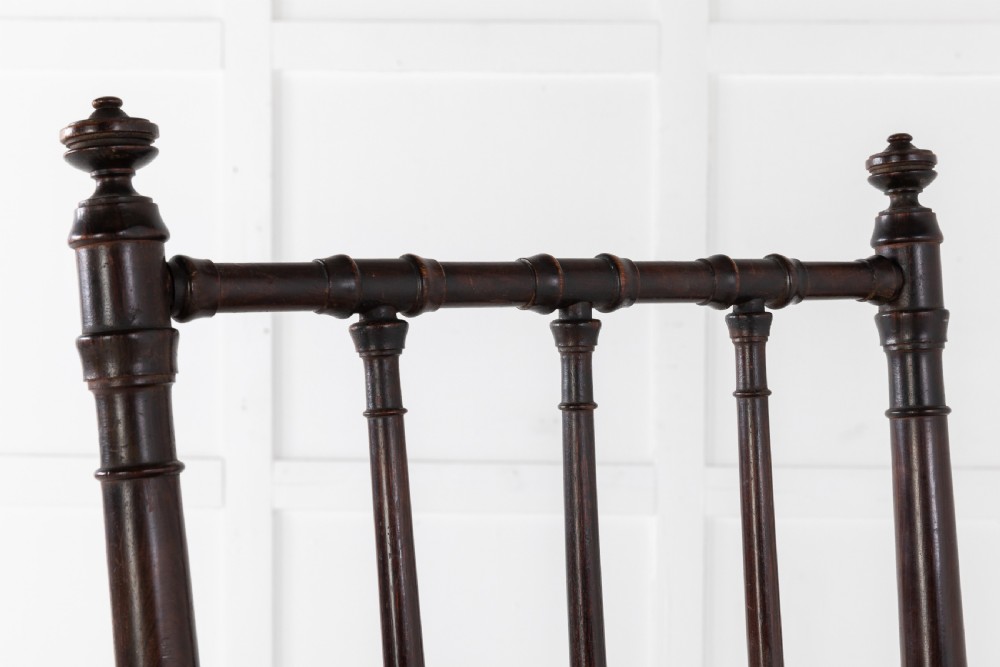 19TH CENTURY ENGLISH REGENCY SIMULATED ROSEWOOD CHAIR View V