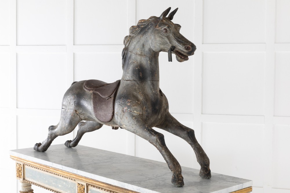 19th Century Painted Carousel Horse