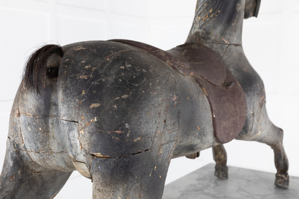 19th Century Painted Carousel Horse View XI