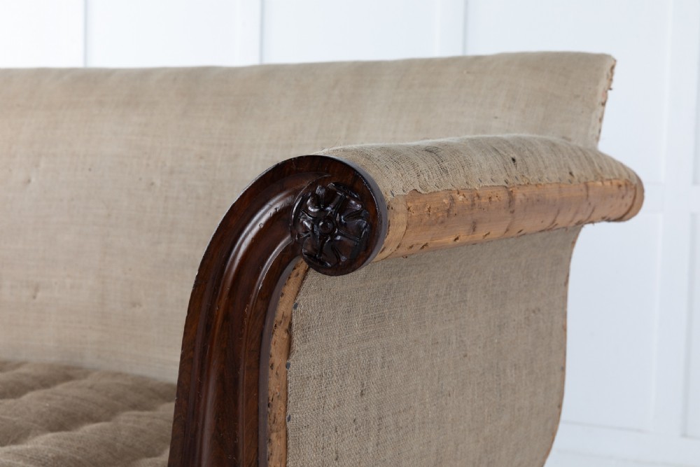 19th Century Rosewood Sofa View V
