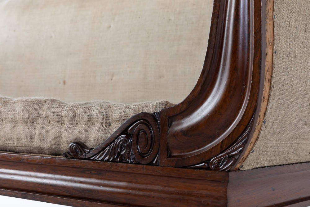 19th Century Rosewood Sofa View VI