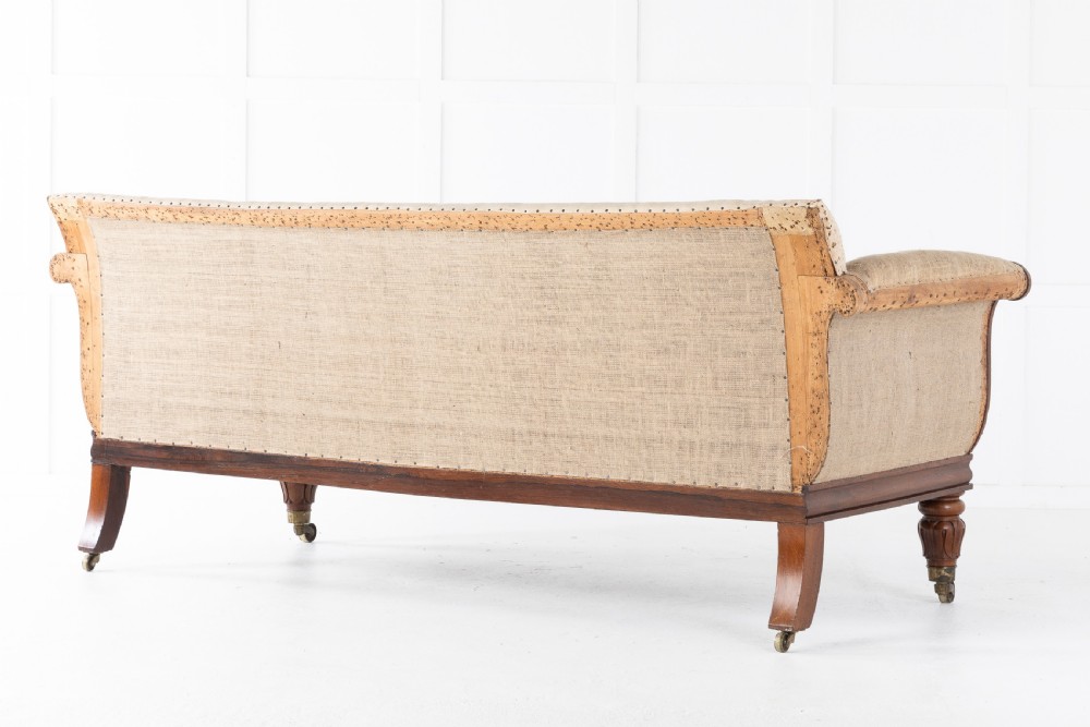 19th Century Rosewood Sofa View VIII