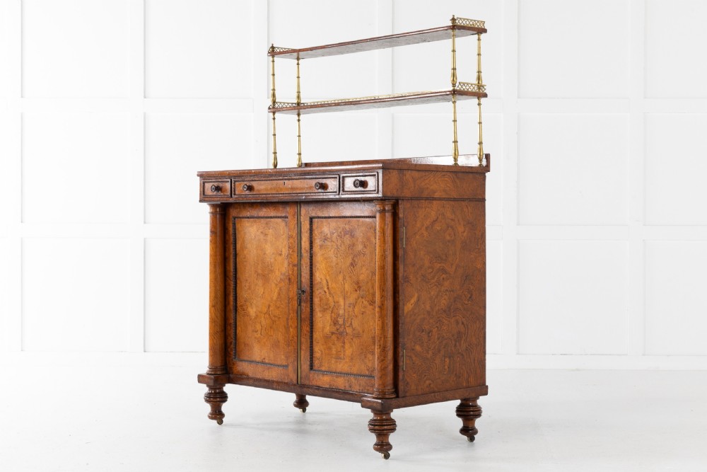 Regency Burr Oak Chiffonier
