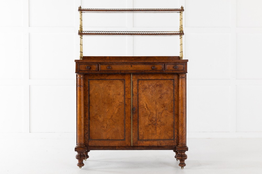 Regency Burr Oak Chiffonier View II