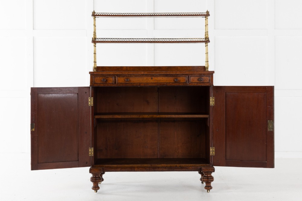 Regency Burr Oak Chiffonier View VII
