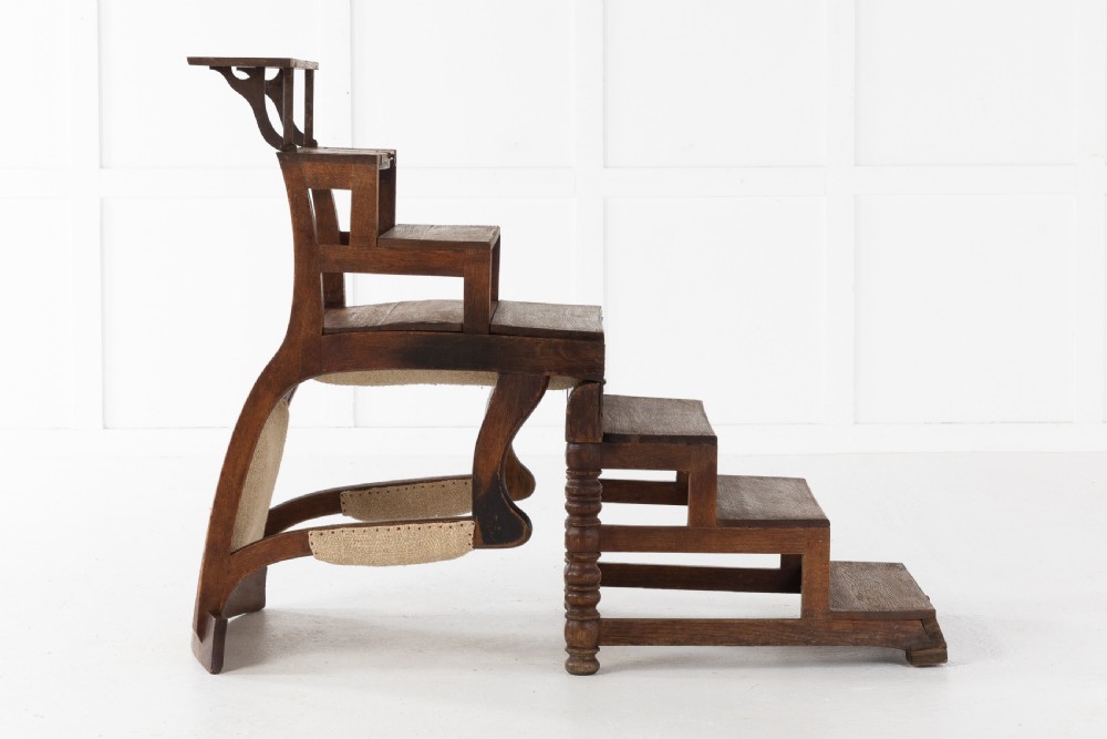 19th Century Oak Metamorphic Armchair