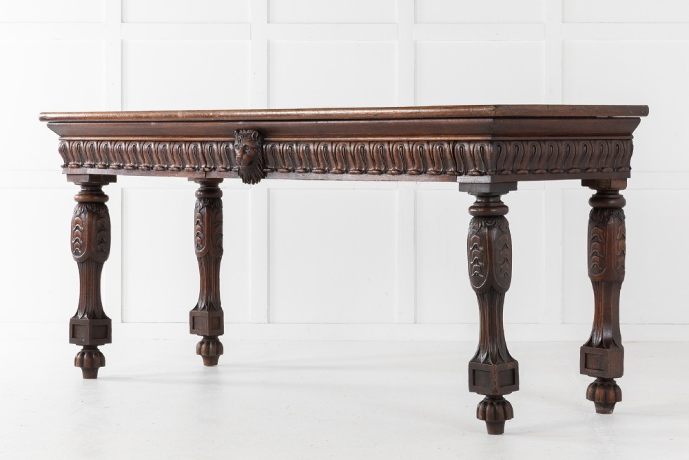 GEORGE IV OAK SERVING TABLE