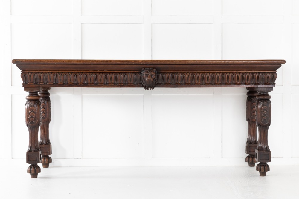 GEORGE IV OAK SERVING TABLE View II