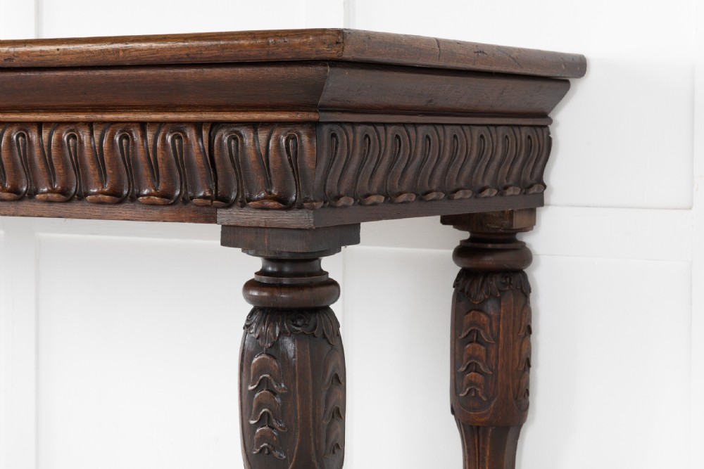 GEORGE IV OAK SERVING TABLE View III