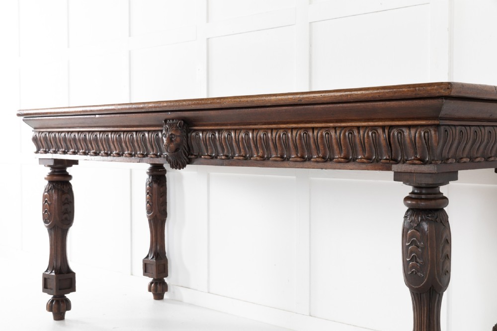 GEORGE IV OAK SERVING TABLE View IV