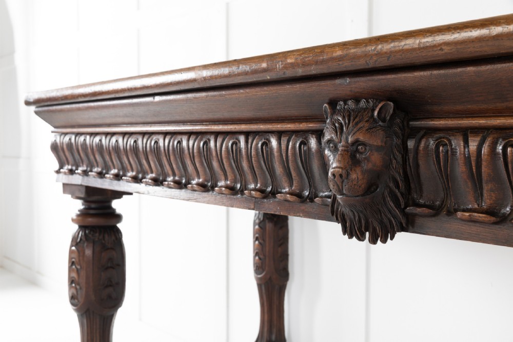 GEORGE IV OAK SERVING TABLE View V