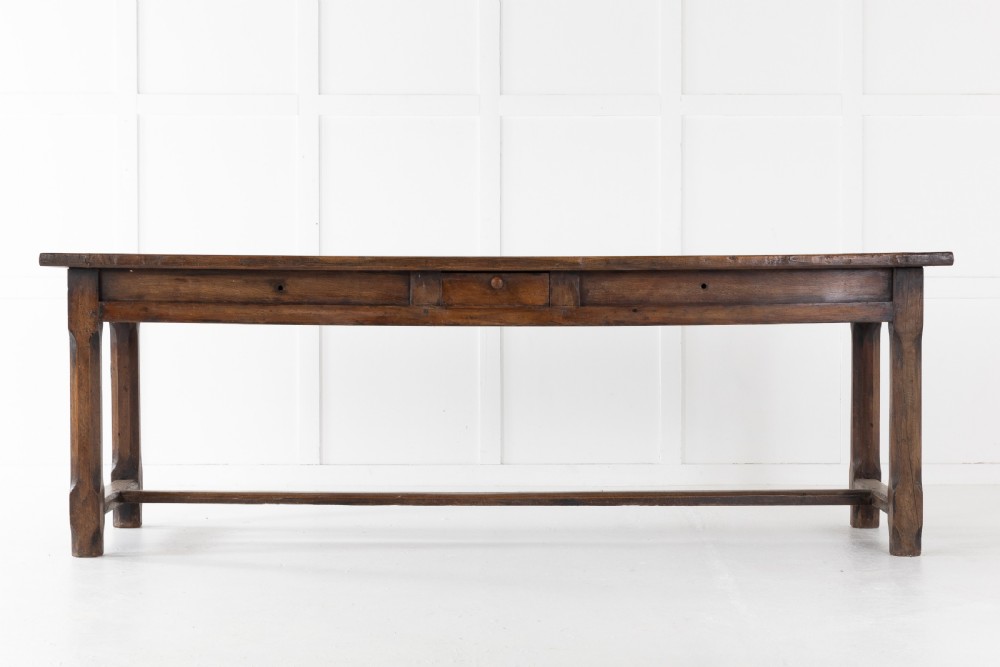 FRENCH 18TH CENTURY WALNUT FARMHOUSE TABLE